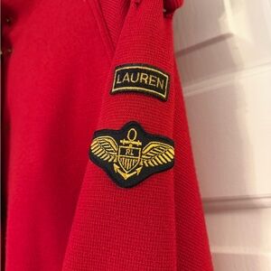 Vintage Ralph Lauren Red Thinsulate Bomber Jacket